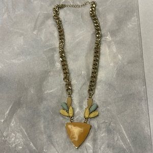 Bauble necklace,gold tone chain